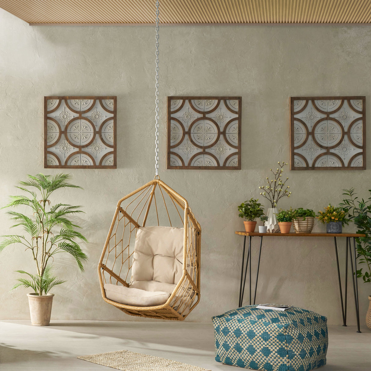 Tamara hanging chair with 8ft chain