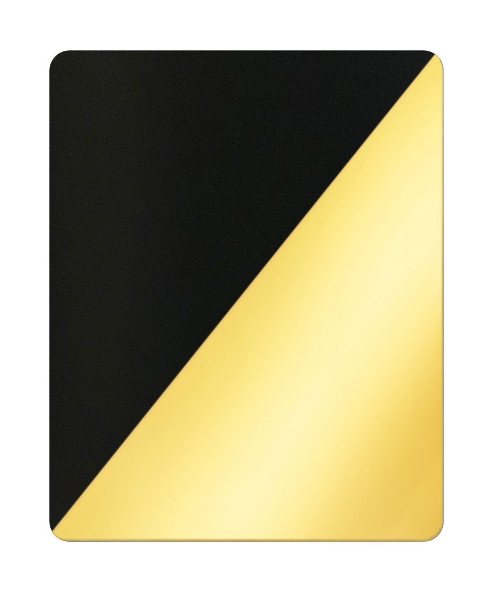 14"W x 11"H Black with Gold Lining Bell Lampshade