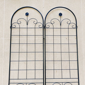 Metal Garden Trellis For Climbing Plants Outdoor Rustproof Plant Support Rose Trellis Netting Trellis