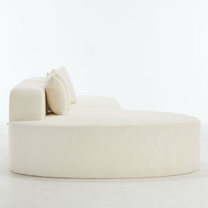 Boneless Couches for Living Room - White