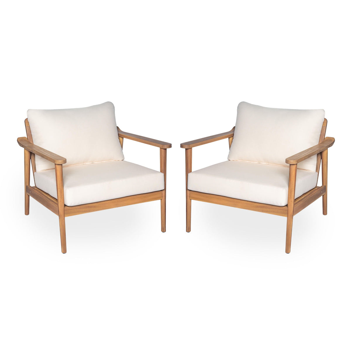 Modern Outdoor Lounge Chair With Cushions