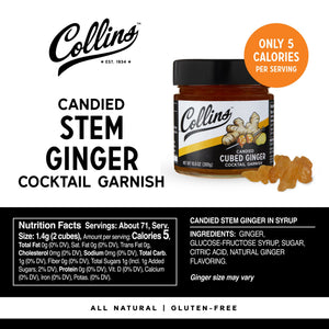 Candied Stem Ginger in Syrup 10.6 oz , Set of 6