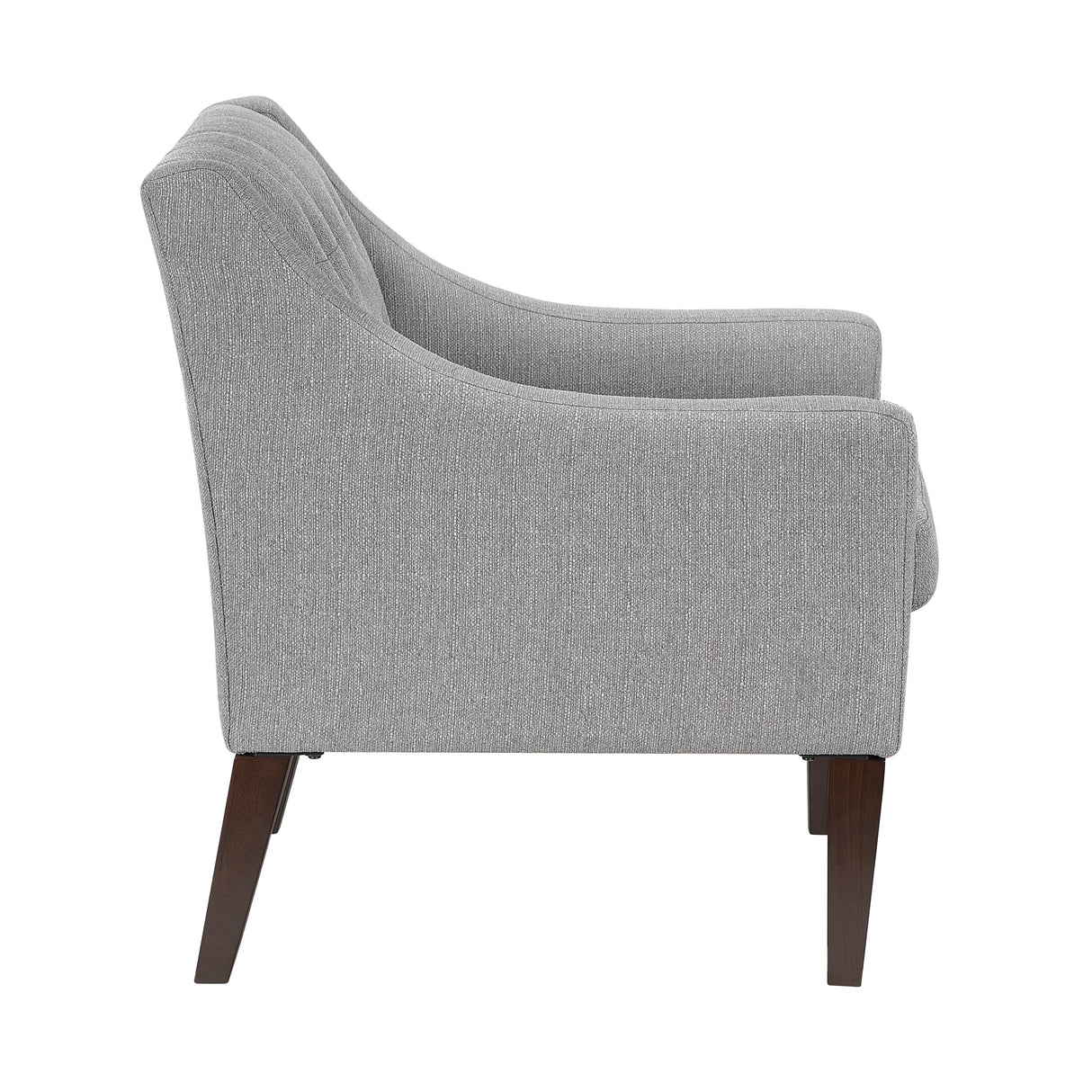 Contemporary Button Tufted Accent Chair