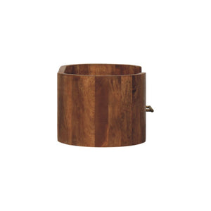 Solid Wood Valencia Curve Wall Bedside