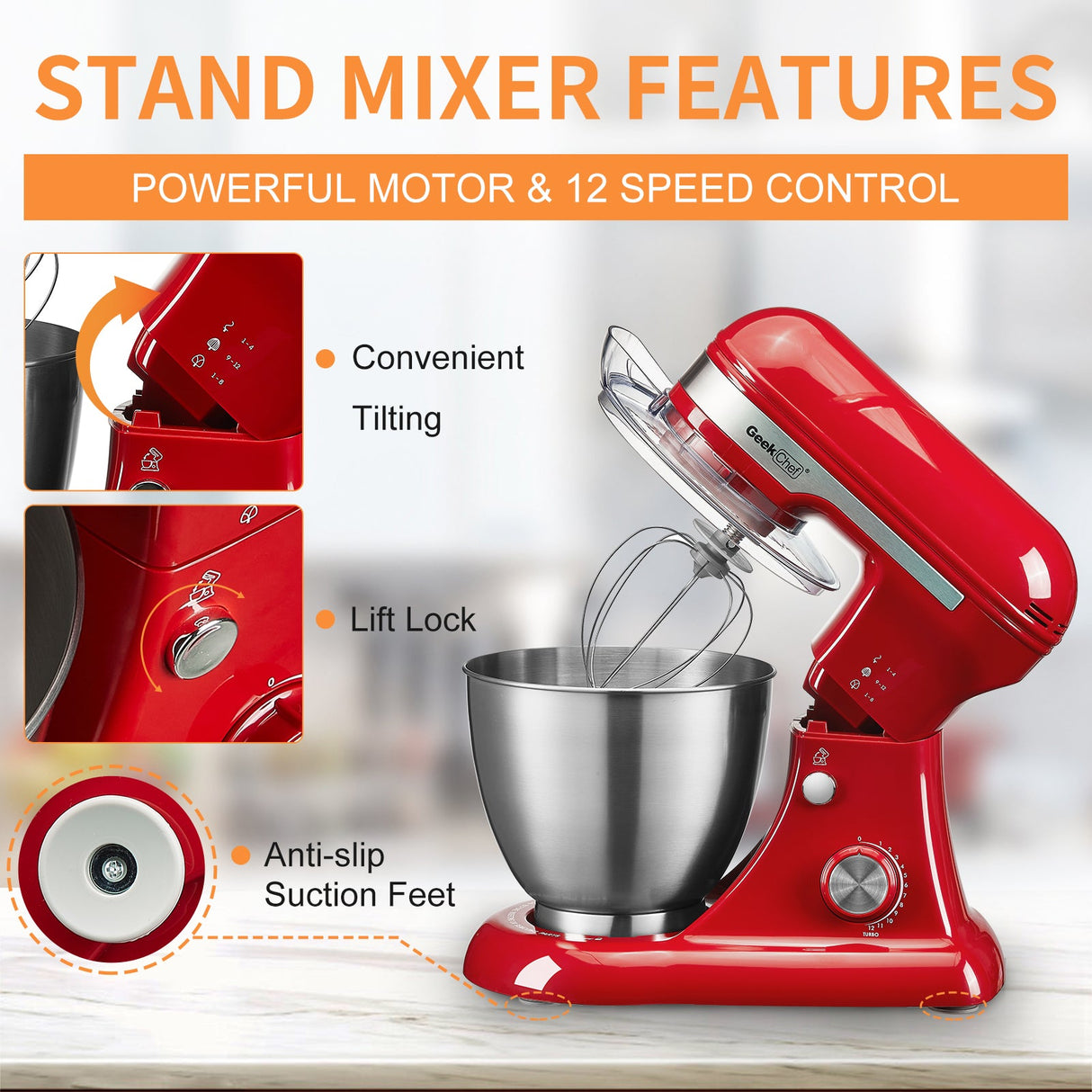 Geek Chef Electric Stand Mixer