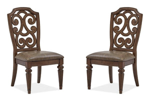 Durango - Wood Dining Side Chair With Upholstered Seat (Set of 2) - Willadeene Brown