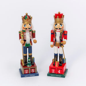 Wooden 15" Countdown Nutcracker