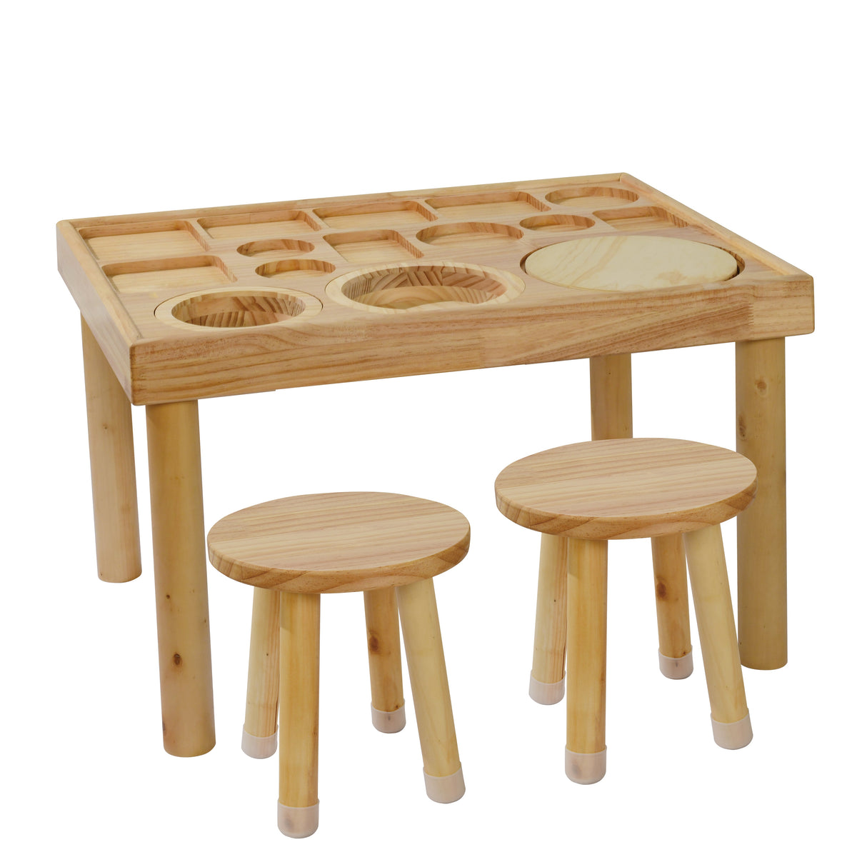 Sensory Table for Toddlers 1-3 with 2 Chairs