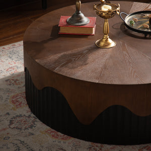 38.97' Round Coffee Table Handcrafted