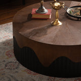 38.97' Round Coffee Table Handcrafted