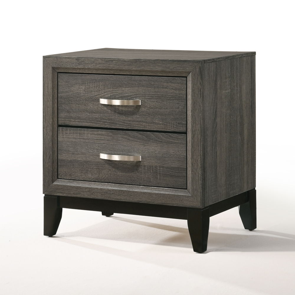 Valdemar Nightstand in Weathered Gray