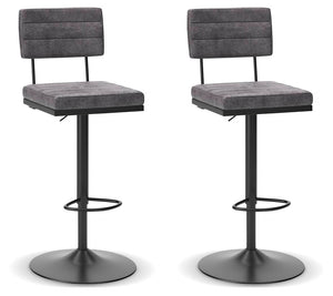 Strumford - Tall Swivel Barstool (Set of 2)