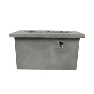 Propane / Natural Gas Outdoor Fire Pit Table - Gray