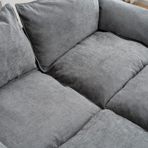 Convertible Combination Sofa With Footstools With Storage