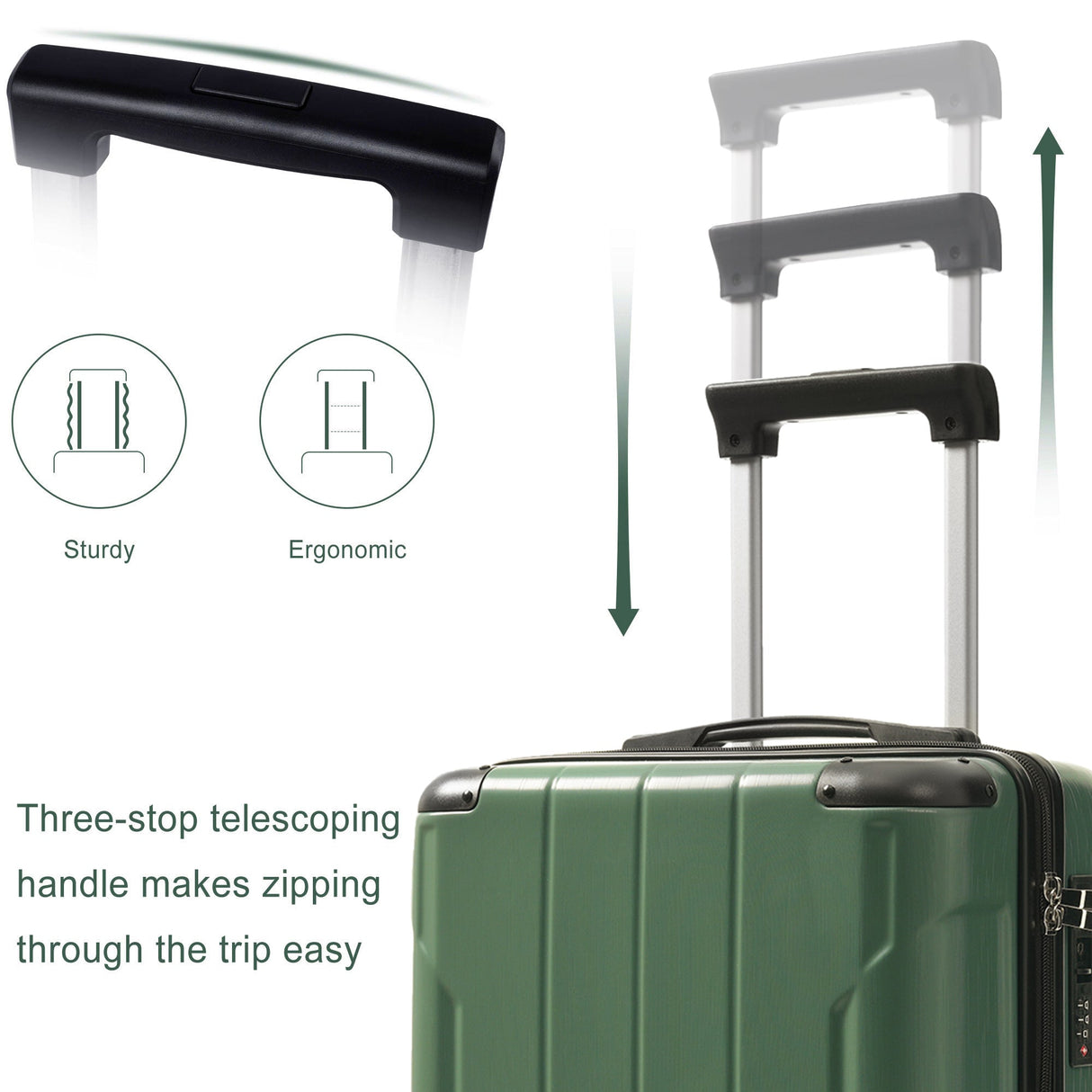 20-Inch Hardshell Carry-On Luggage