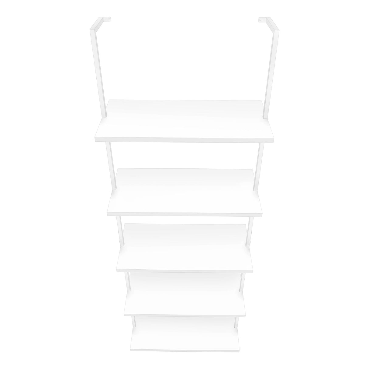Etagere Bookcase Ladder 5 Tier For Office