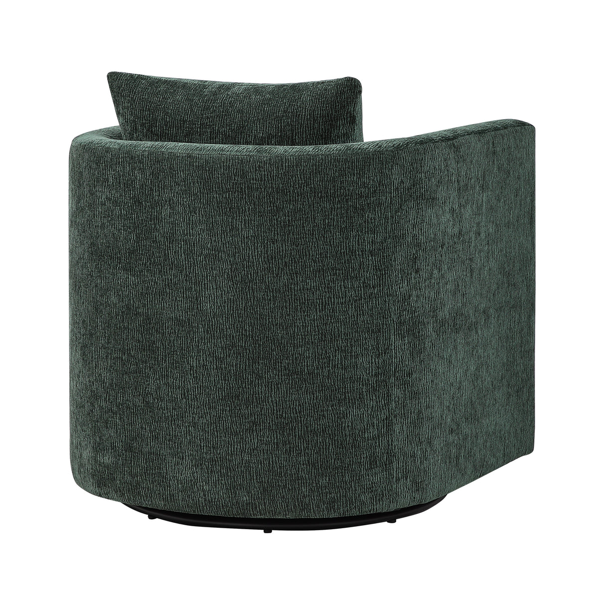 Sutton Light Grey Performance Fabric Swivel Barrel Chair