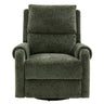 Manual Recliner Massage Chair with Swivel Rocker and 8 Massage Modes