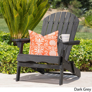 Malibu Adirondack Chair with Foldable Design - Acacia Wood