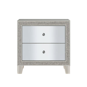 Sliverfluff - Mirrored Nightstand - Champagne