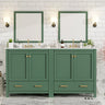 60" White Bathroom Vanity Set