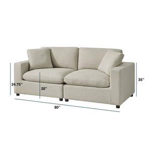 Cassandra - Modular 2 Piece Sofa