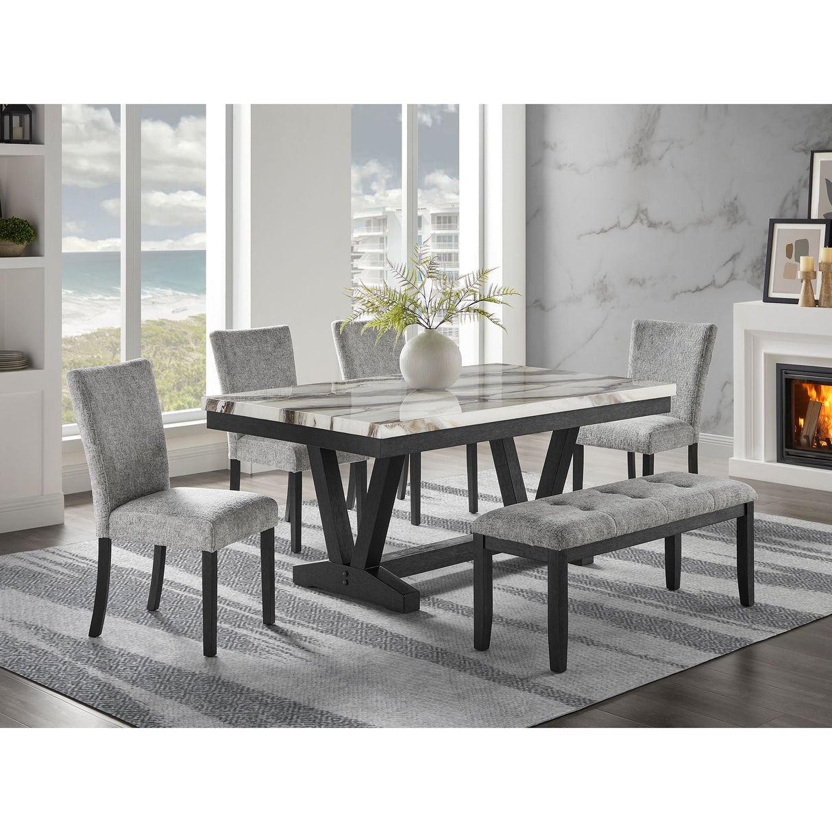 Oceanic - Dining Chair (Set of 2) - Gray