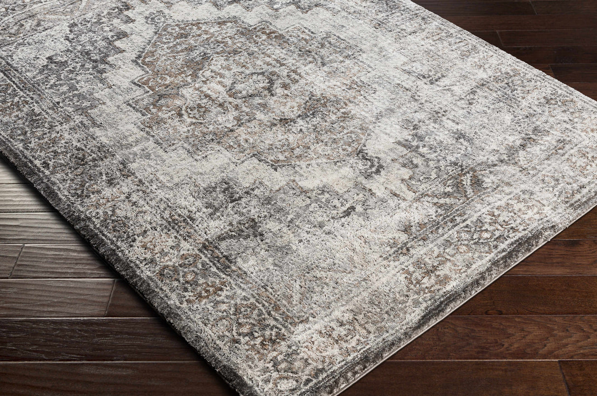 Manaring Charcoal Luxe Thick Area Rug