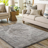 Manaring Charcoal Luxe Thick Area Rug
