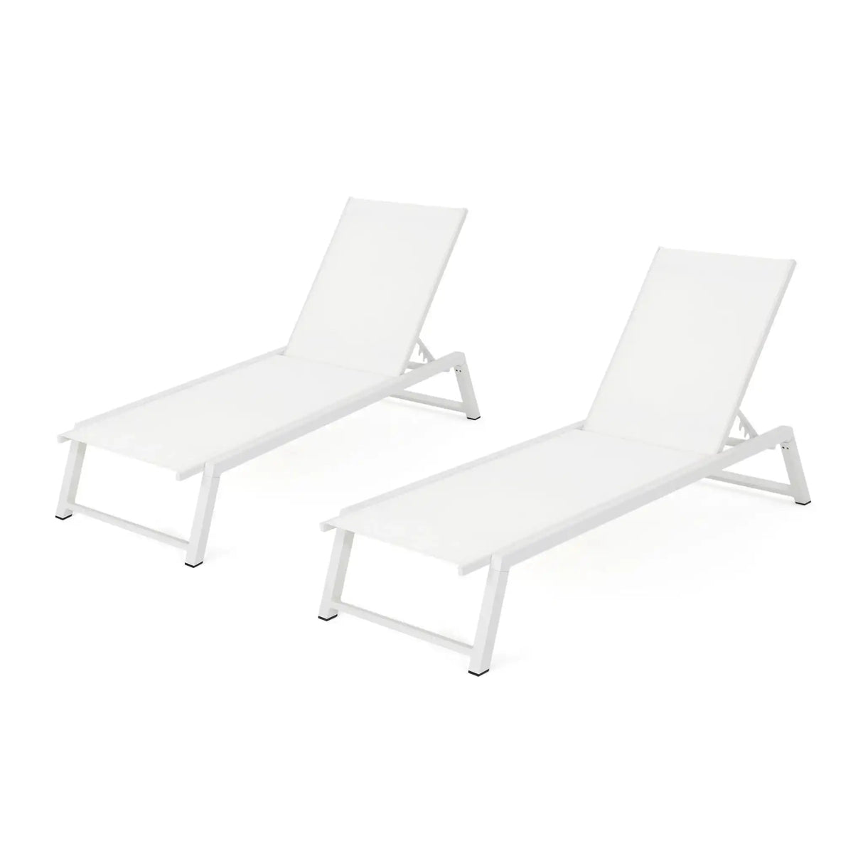 Myers Modern Chaise Lounge Set With Adjustable Back