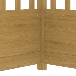 Full Size Canopy Bed Frame with Guardrails for Kids