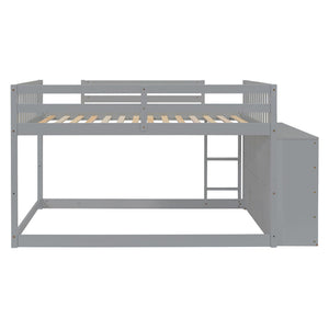 Bunk Bed With 4 Drawers And 3 Shelves