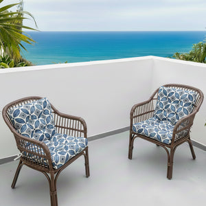 Outdoor Chair Cushions Set of 2, 19 x 19 x 4 Inch