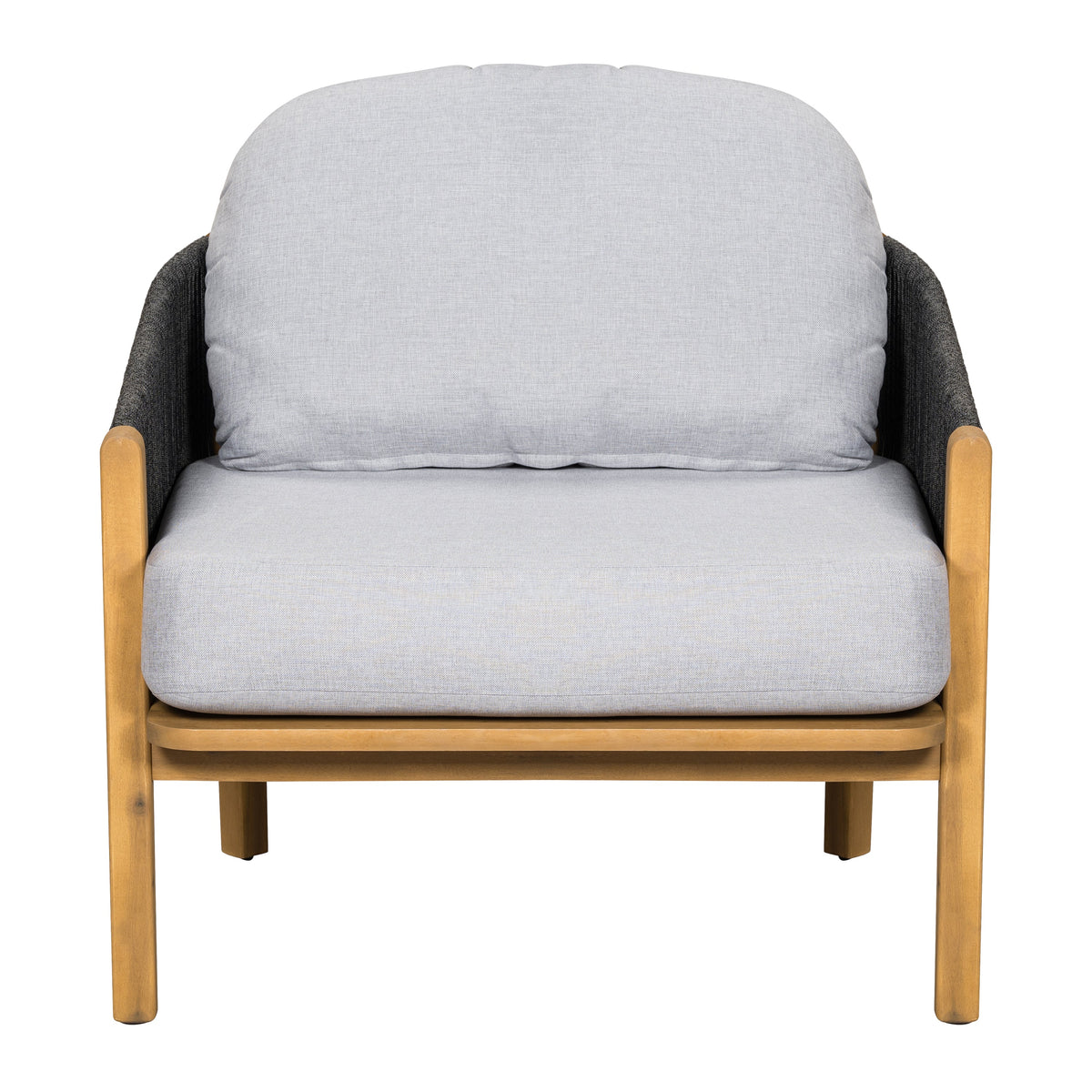 Grotta Outdoor Wood Club Chair