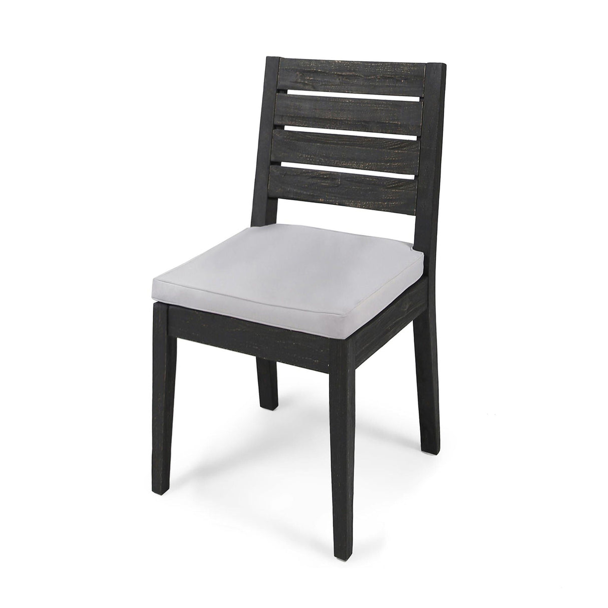 Outdoor Armless Dining Chair With Cushions