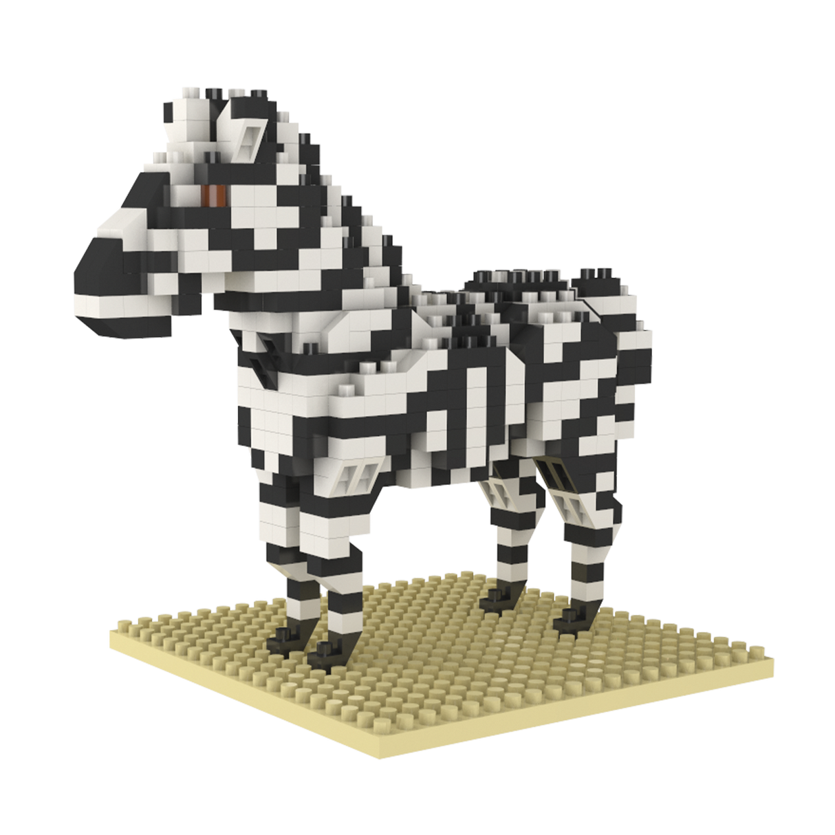Mini Building Blocks -  Zebra