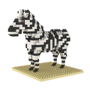 Mini Building Blocks -  Zebra