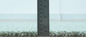 Cam Custom Made Modern Style Teal Hand Tufted Wool Rug
