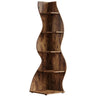 5 Tier Wavy Corner Bookshelf And Plant Stand For Living Room
