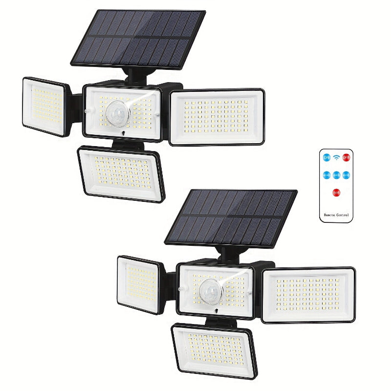 Moktan Sabai - Bright Solar Lights w/ Remote & Motion Sensor 2/4 Pack