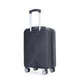 2 Piece Luggage Sets Lightweight Suitcase, Spinner Wheels