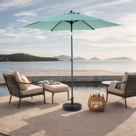9ft patio umbrella with crank & tilt