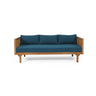 Claremont 3 Seater Daybed Teak Acacia Wood Water Resistant Cushions