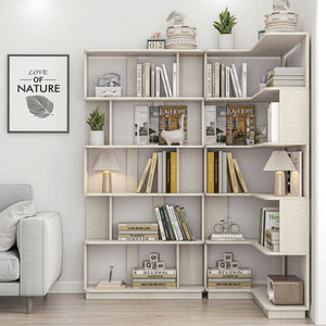 L-Shaped Design Corner Bookshelf