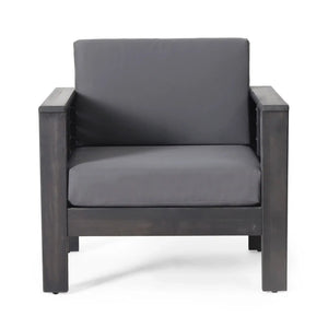 Slat Design Club Chairs With Cushions