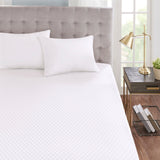 Hypoallergenic cooling gel memory foam mattress topper with removable cooling cover