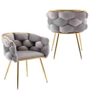 Luxury Modern Simple Leisure Single Sofa Chair Bedroom Lazy Person Household Dresser Stool Manicure Table Back Chair