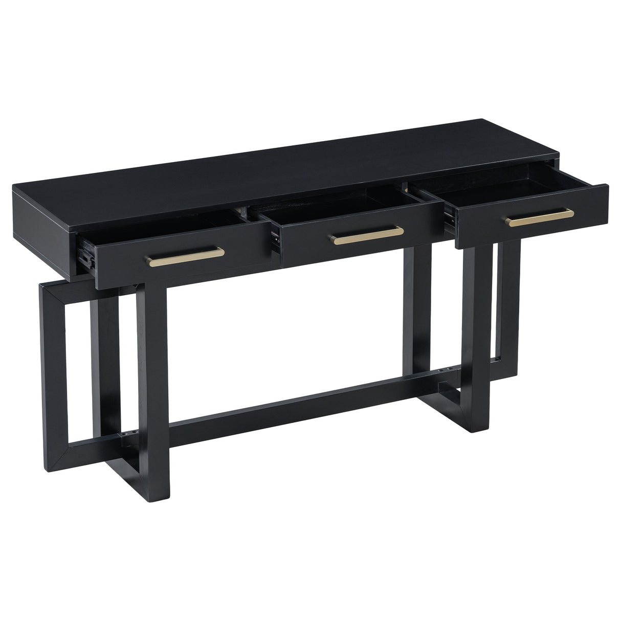 U_STYLE Elegant Console Table with Three Drawers