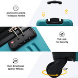 Hardshell Luggage Sets 3 Pcs Spinner Suitcase with TSA Lock