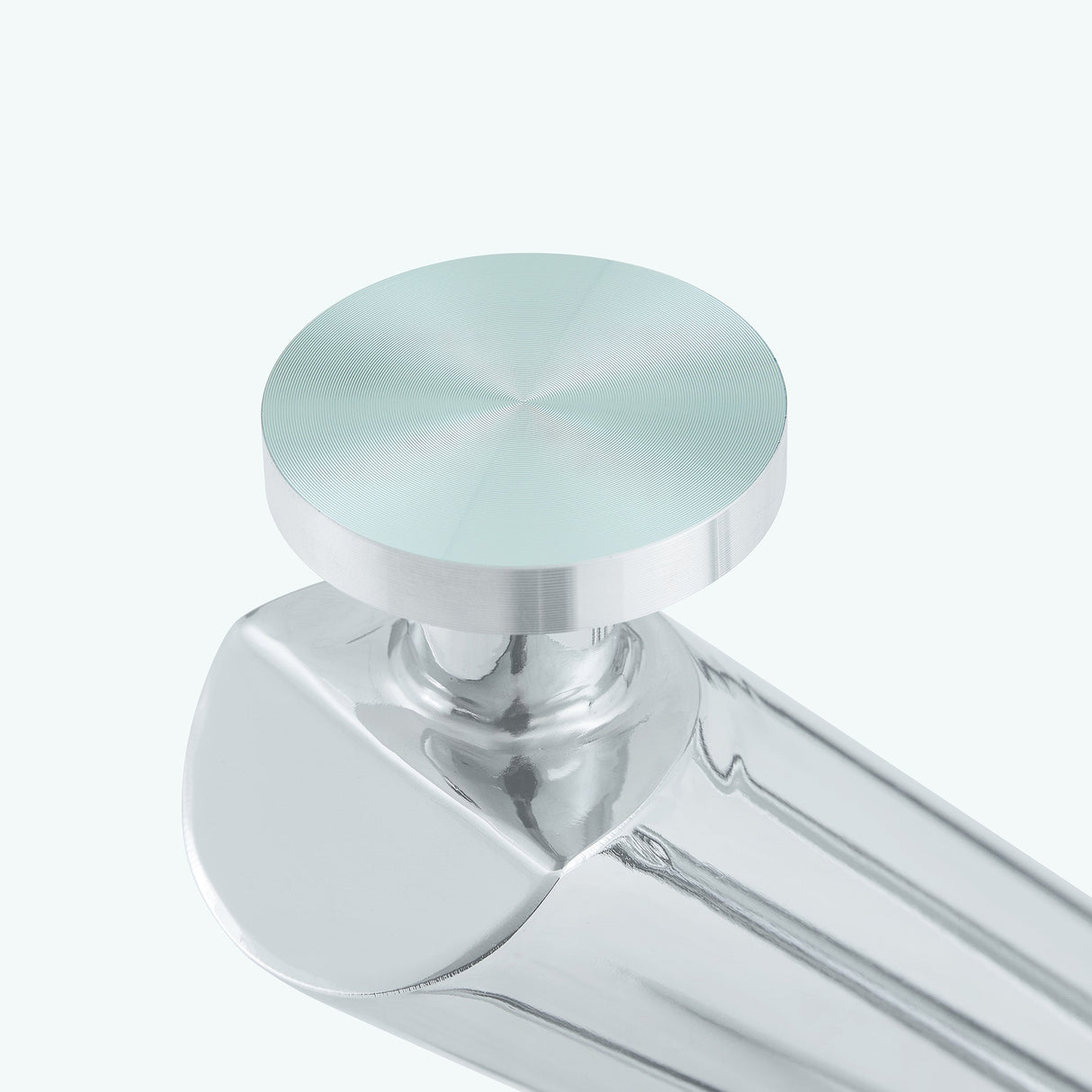 Modern Electroplated Metal Leg Bar Table with Tempered Glass Top